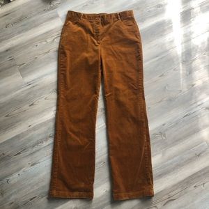 High waisted corduroy pants